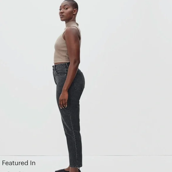 Everlane Curvy ‘90s Cheeky Jean (Black) - Picture 2 of 2